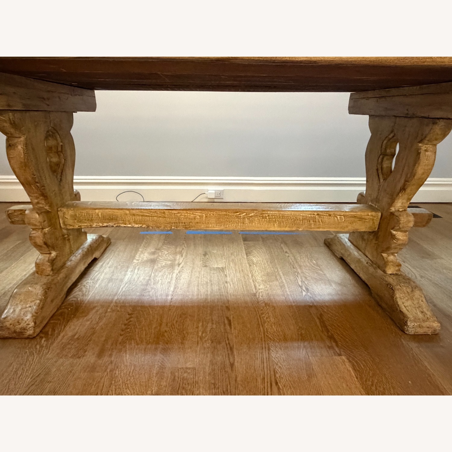 Antique French Oak Monastery Dining Table - image-7