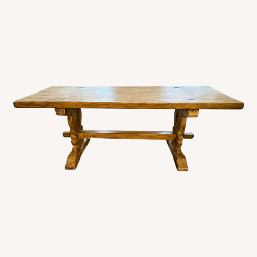 Used Antique French Oak Monastery Dining Table for sale on AptDeco