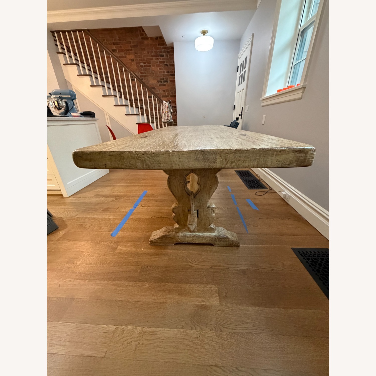 Antique French Oak Monastery Dining Table - image-4