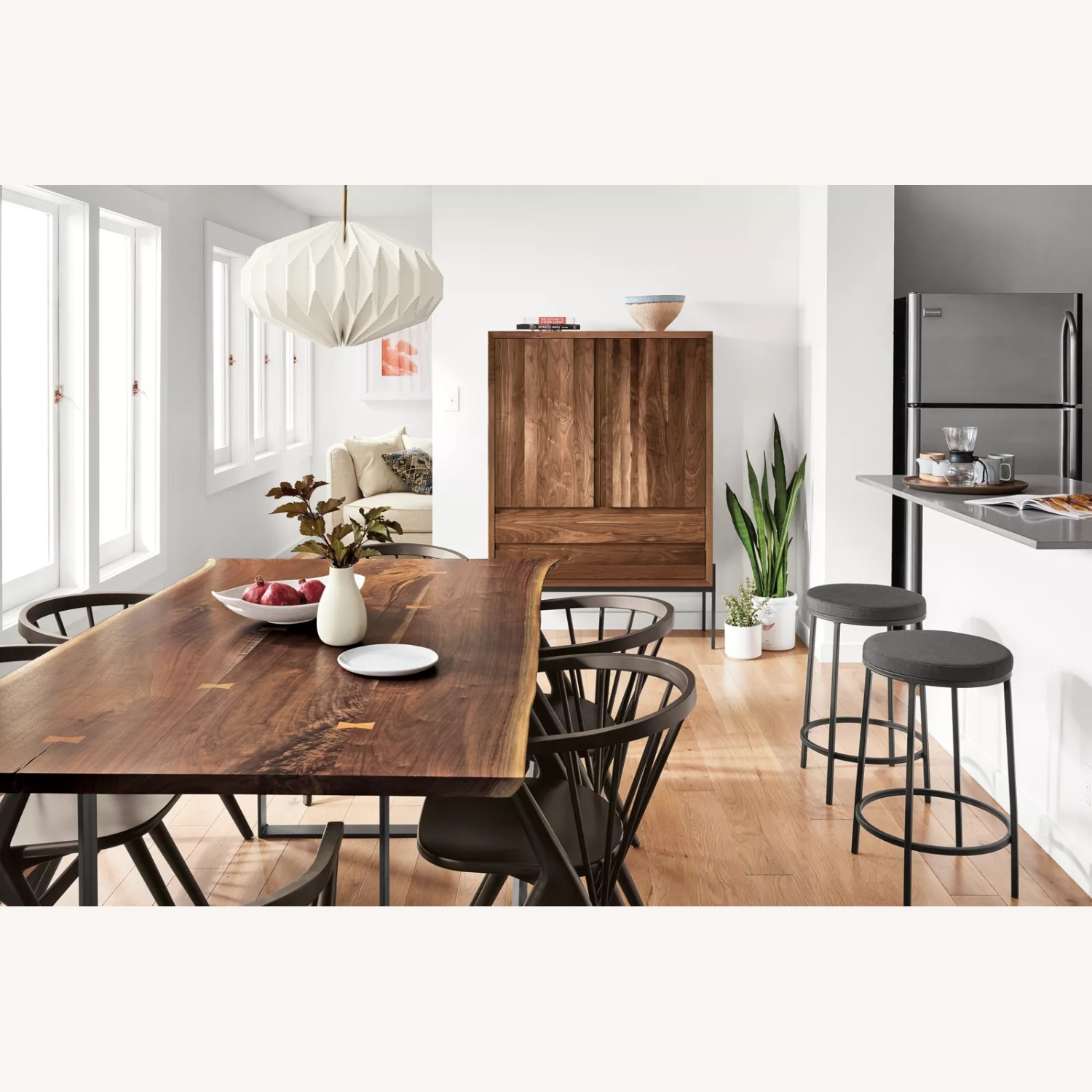 Room & Board Chilton Dark Brown Wood Dining Table - image-4