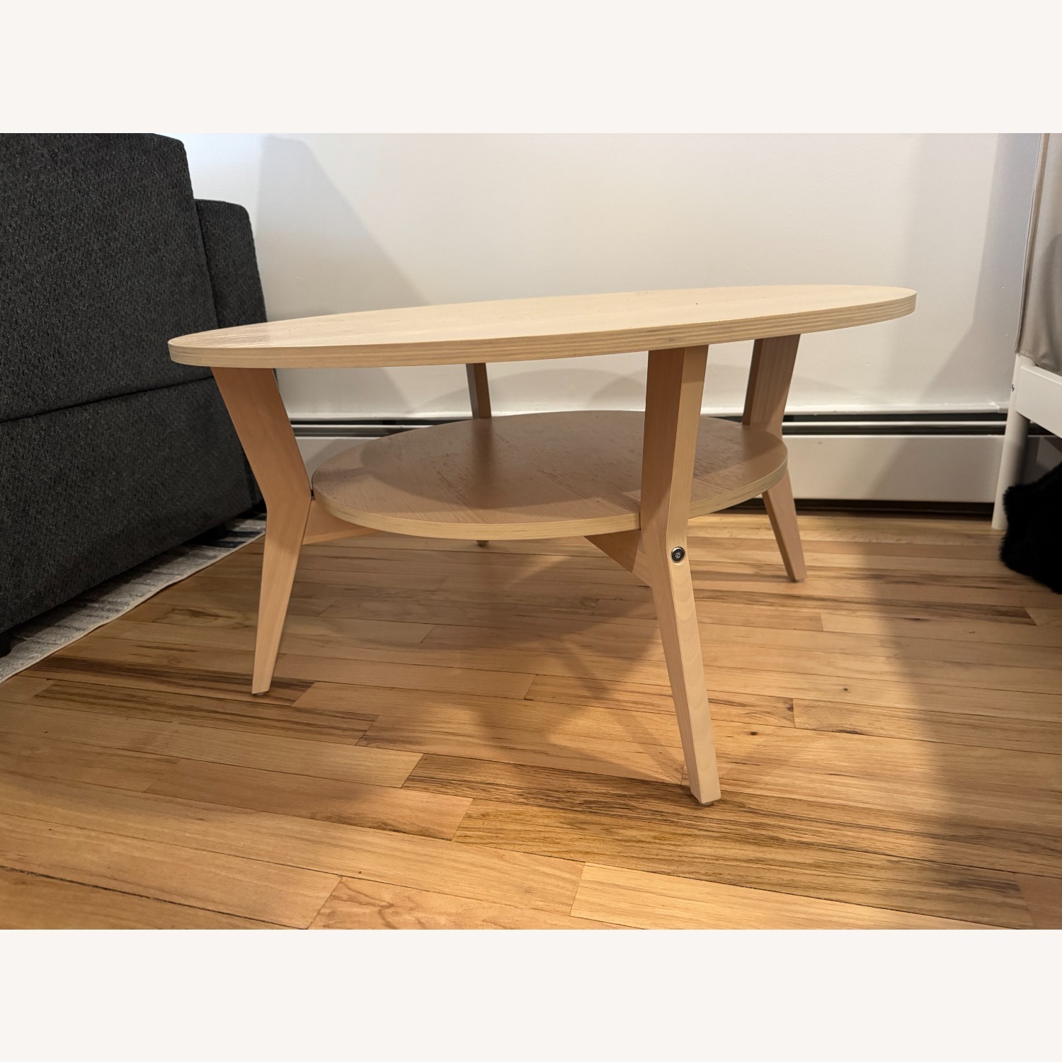IKEA JAKOBSFORS Natural Wood Coffee Table - image-1