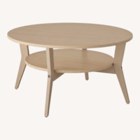 IKEA JAKOBSFORS Natural Wood Coffee Table