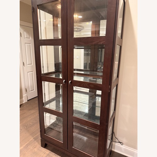 Used Ethan Allen Horizon Collection Display Curio for sale on AptDeco
