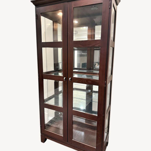 Used Ethan Allen Horizon Collection Display Curio for sale on AptDeco