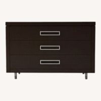 Ligne Roset Cineline Dark Gray Wood Dresser
