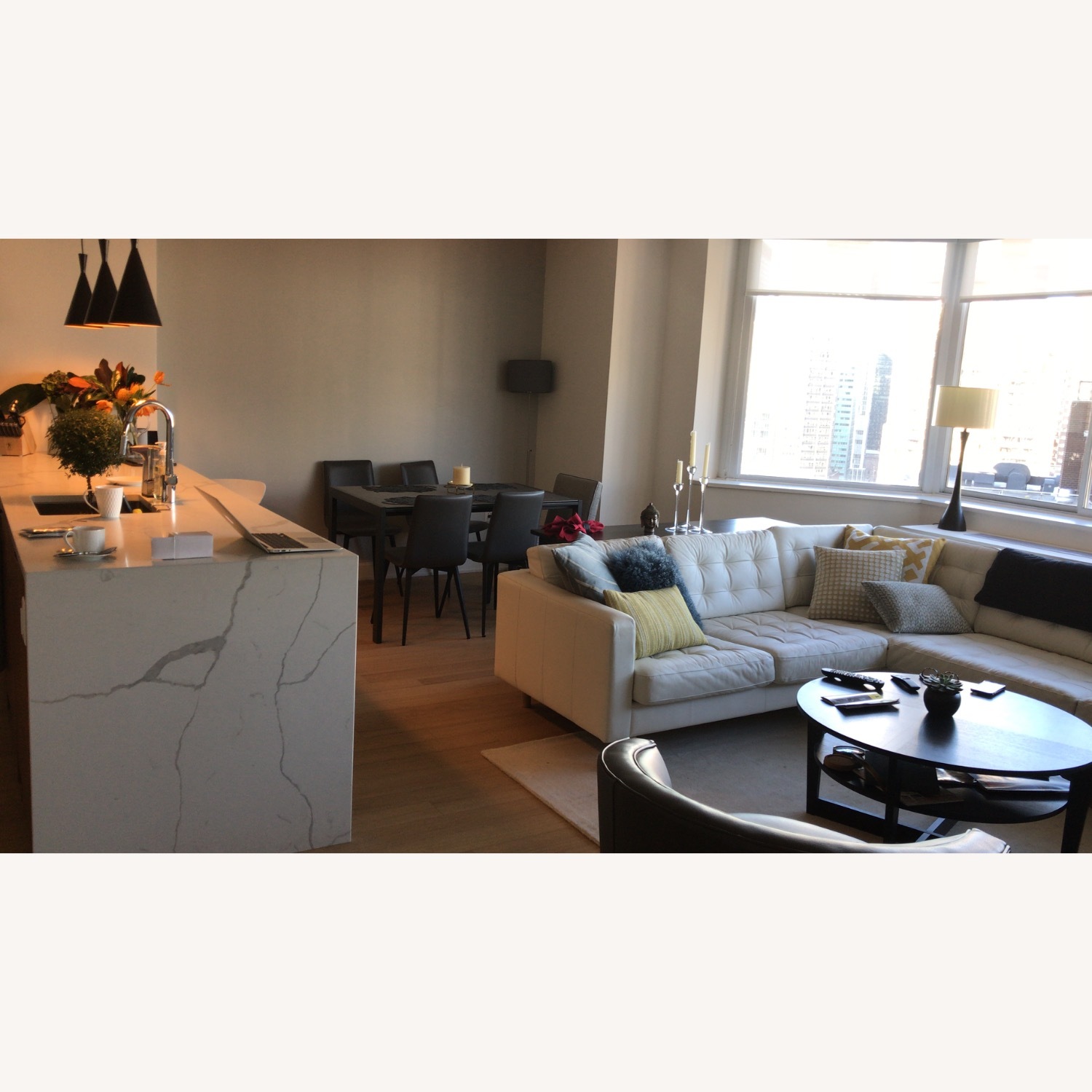 IKEA VEJMON Round Coffee Table - image-3