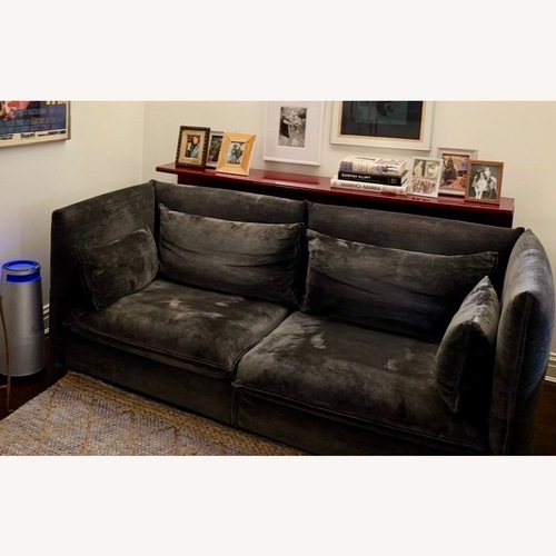 Used Vitra Mariposa  Dark Gray 2 Seater Sofa for sale on AptDeco