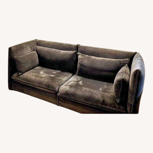 Used Vitra Mariposa Dark Gray 2 Seater Sofa for sale on AptDeco