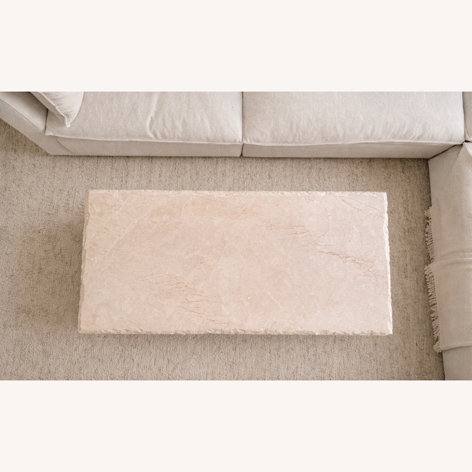 House Of Léon Natural Marble Coffee Table - image-5
