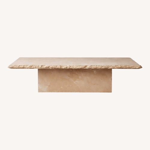 Used House Of Léon Natural Marble Coffee Table for sale on AptDeco