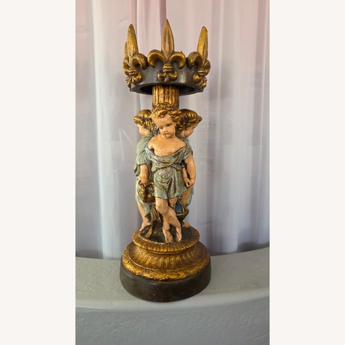 Used Collectable French Rococo Style Gold Wood Décor for sale on AptDeco