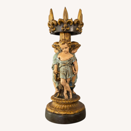 Used Collectable French Rococo Style Gold Wood Décor for sale on AptDeco