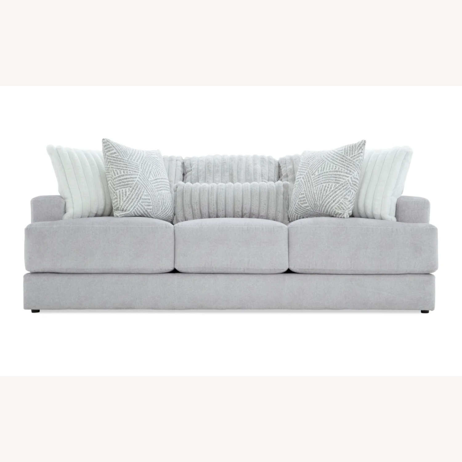 Bob's Discount Furniture Light Gray 2 Seater Sofa - image-6