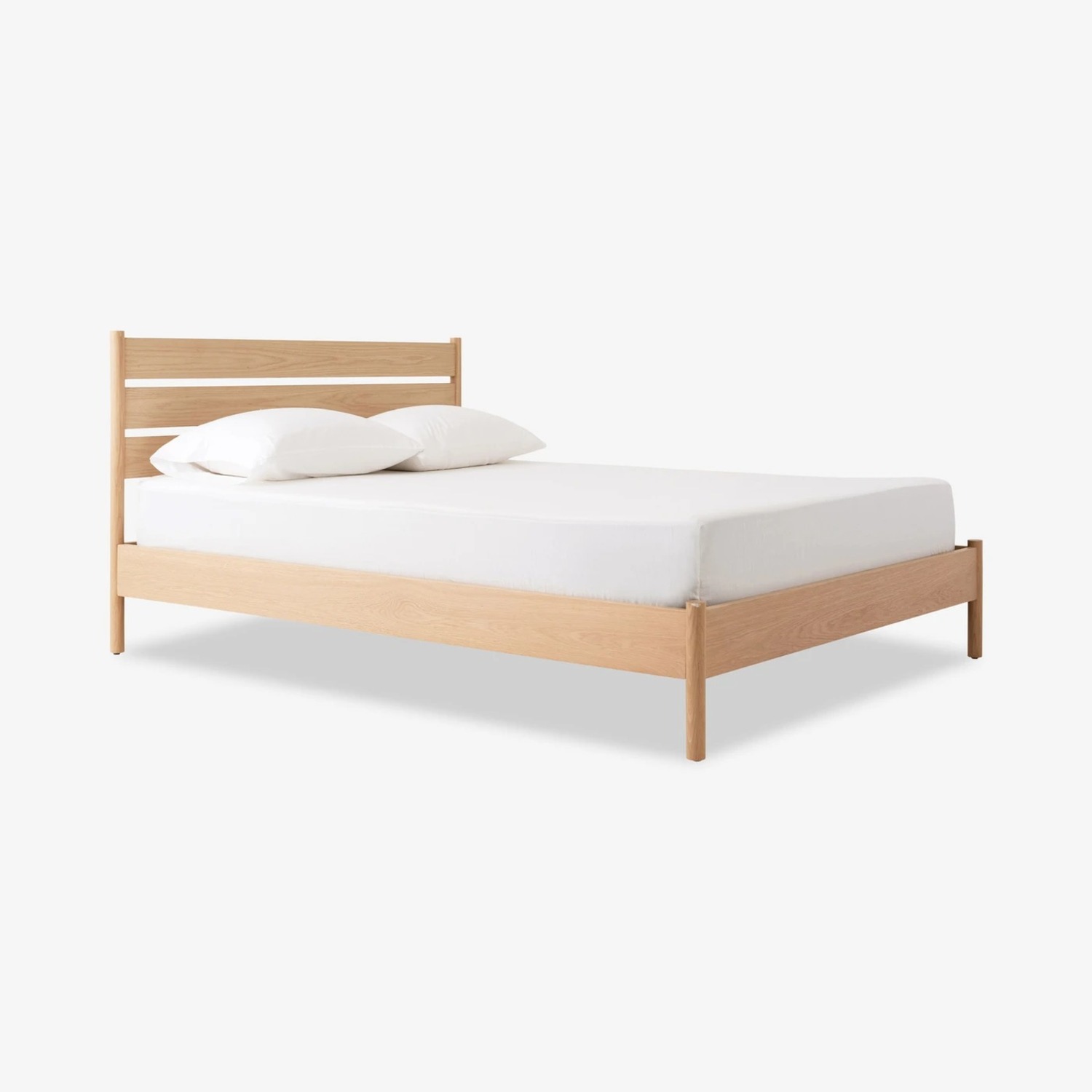 EQ3 Monarch Natural Wood Queen Bed - image-4