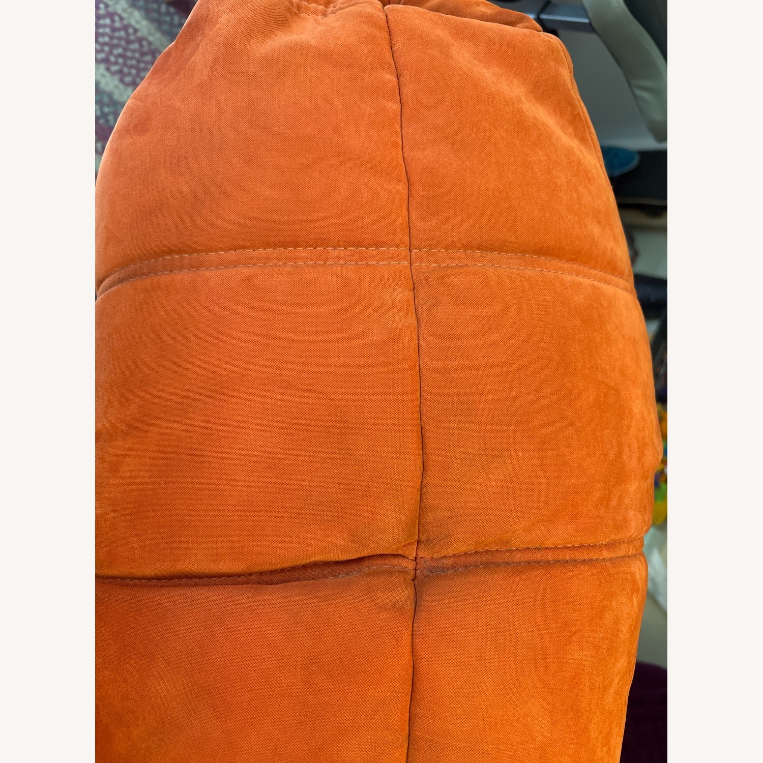 Ligne Roset Togo Orange Fabric 2 Seater Sofa - image-8