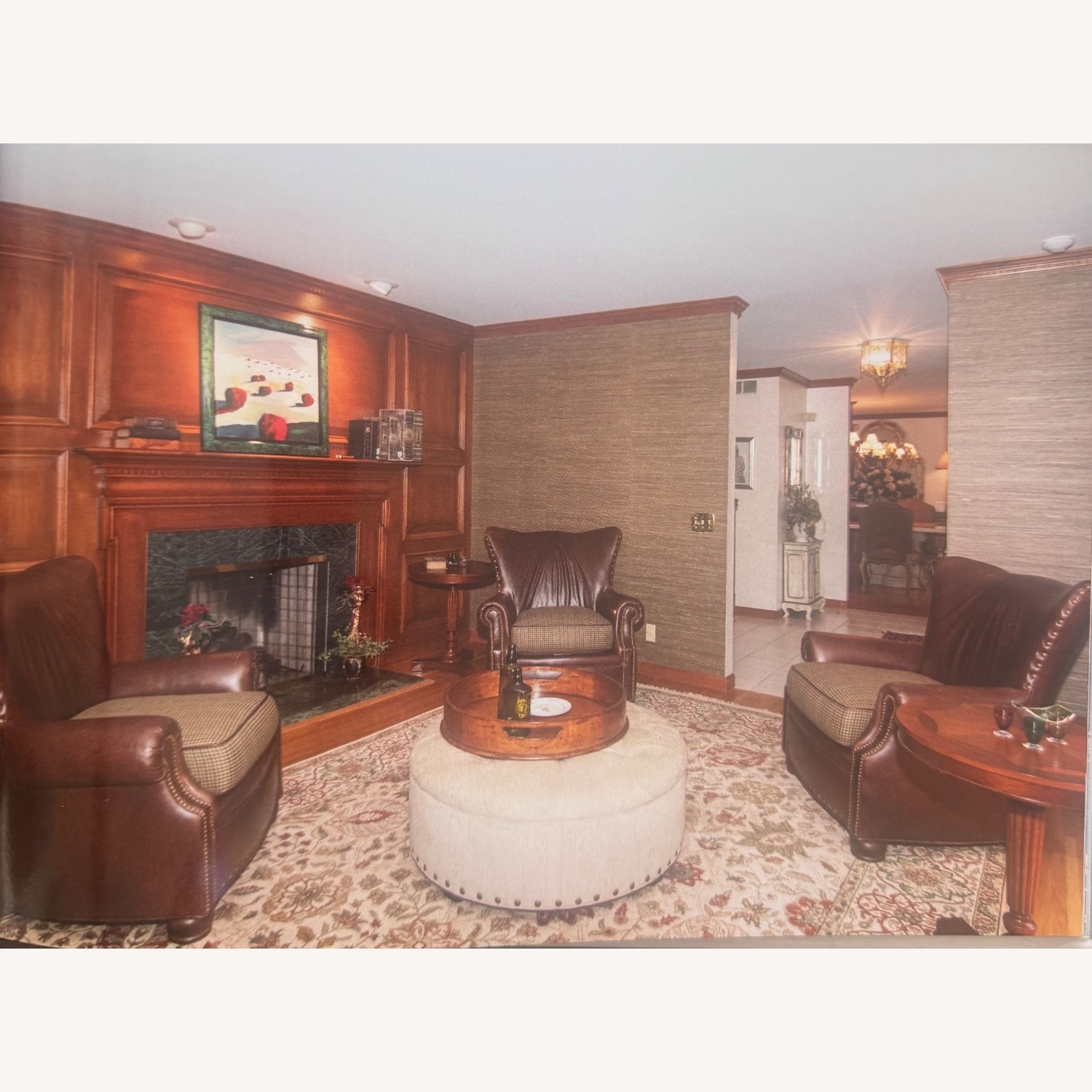 Ralph Lauren Dark Brown Leather Armchair - image-2