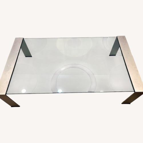 Used Modern Glass Coffee Table for sale on AptDeco