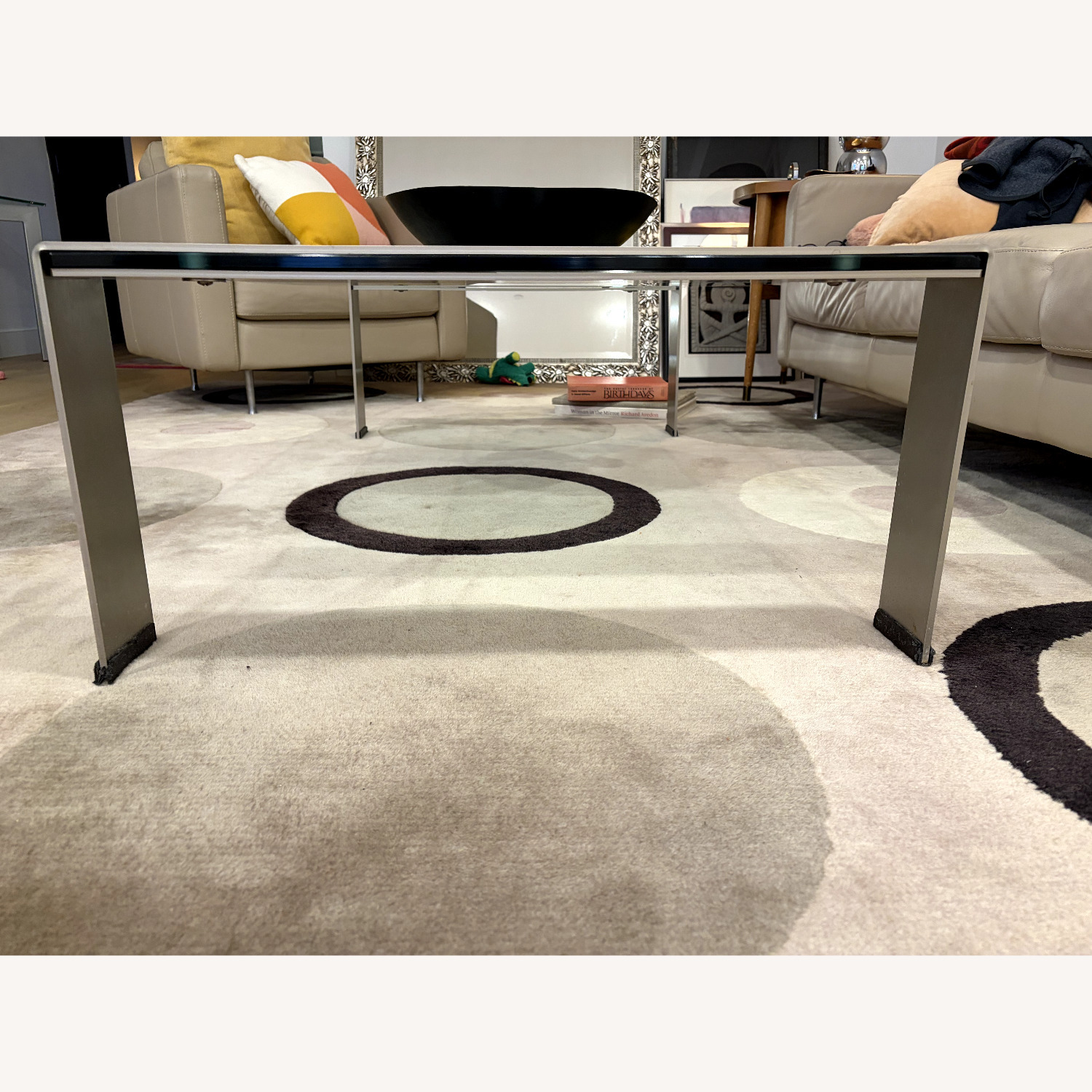 Modern Glass Coffee Table - image-3