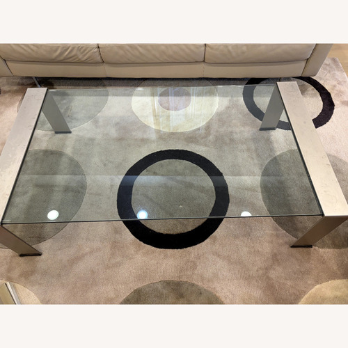 Used Modern Glass Coffee Table for sale on AptDeco