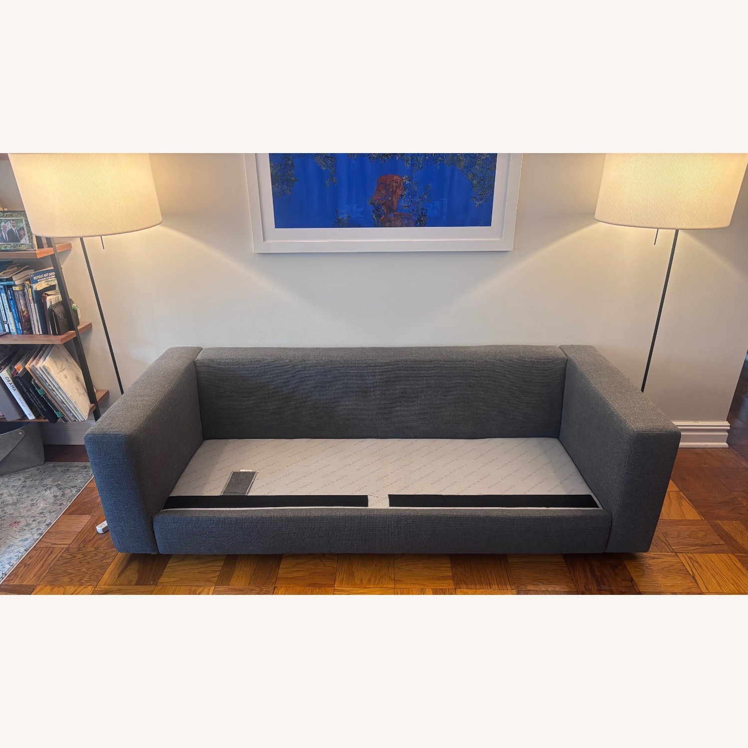 Design Within Reach Dark Gray 2 Seater Sofa - image-5