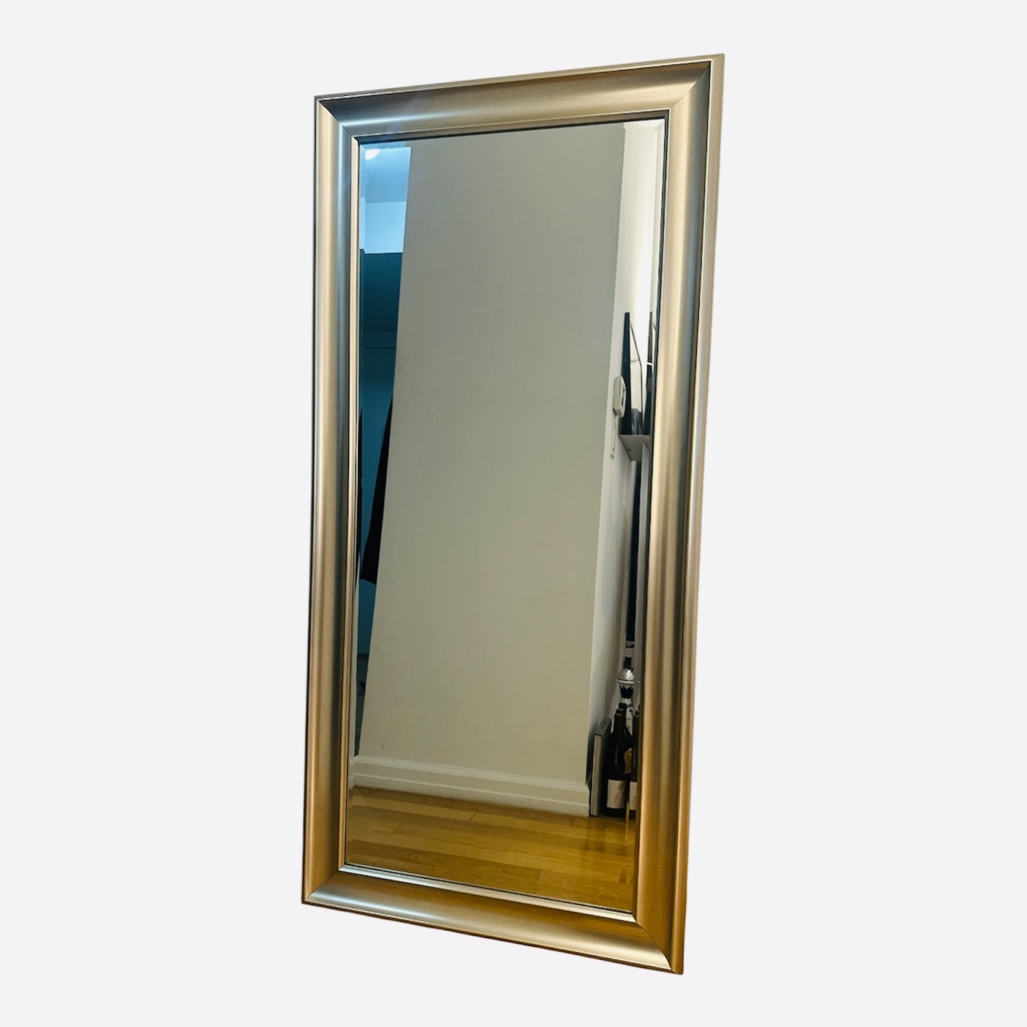 Champagne Silver Full-Length Floor Mirror - image-5
