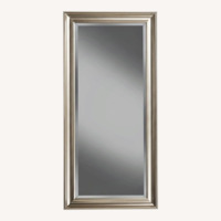 Champagne Silver Full-Length Floor Mirror