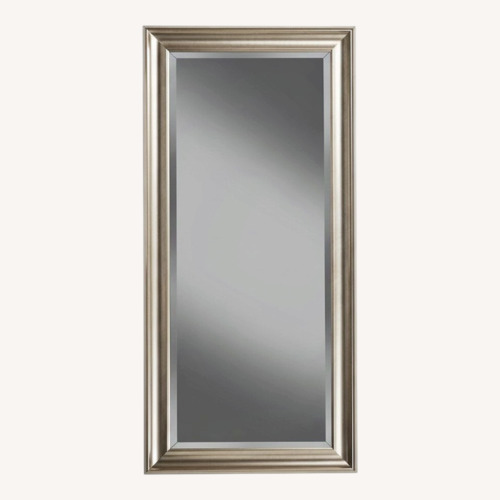 Used Champagne Silver Full-Length Floor Mirror for sale on AptDeco