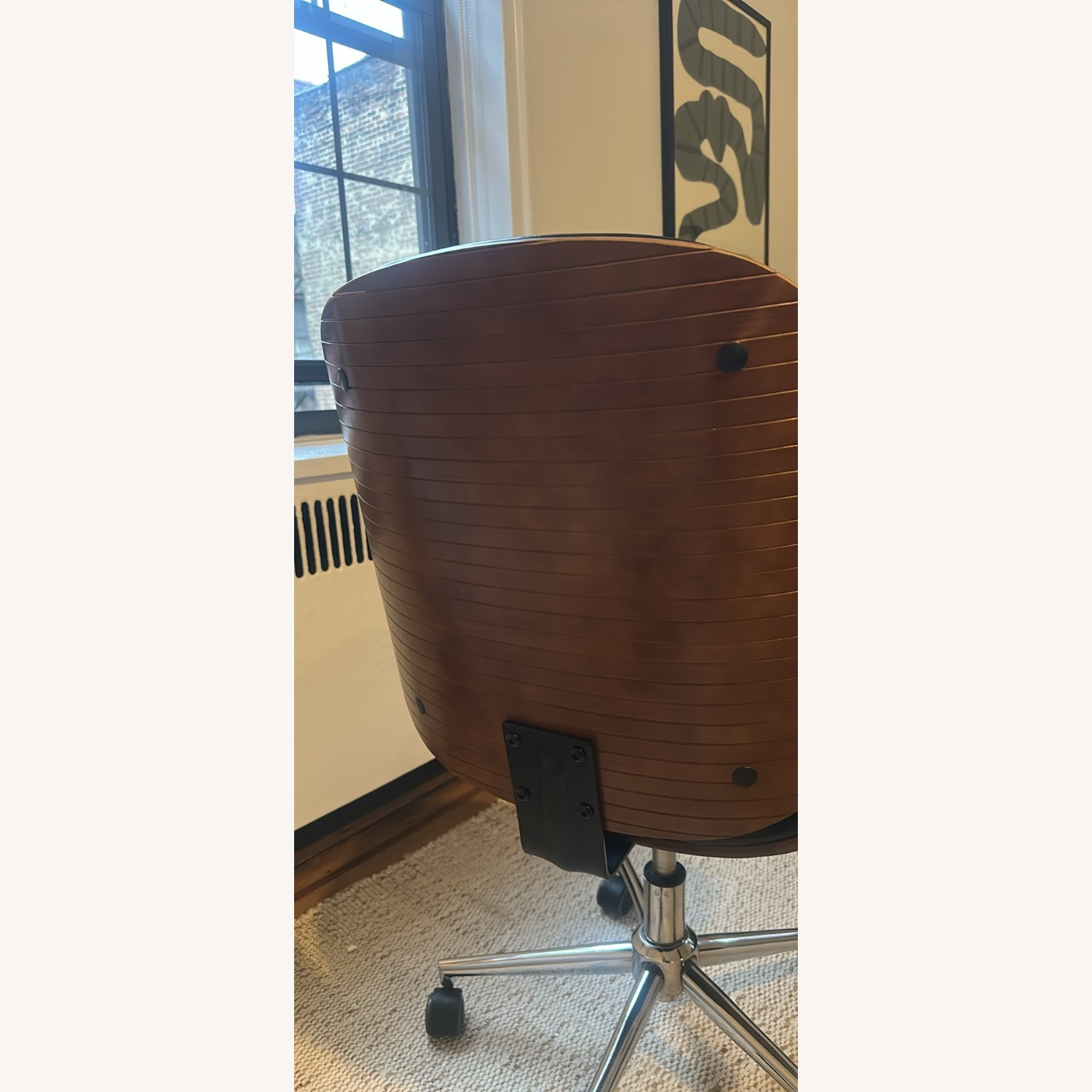 Modern Swivel Office Chair Adjustable Height - image-3