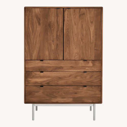 Used Room and Board Walnut Dresser Hensley 6 Drawer for sale on AptDeco