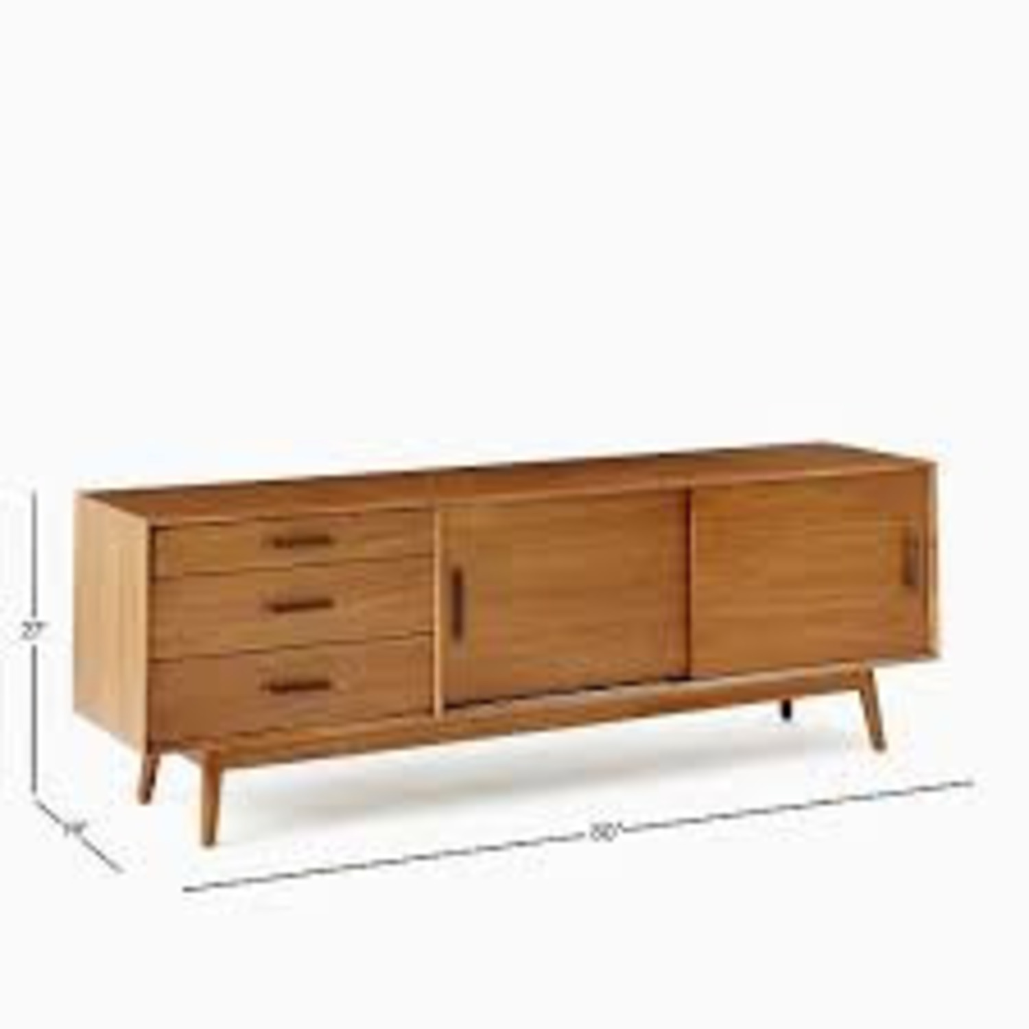 West Elm Mid-Century Acorn Sideboard - image-3