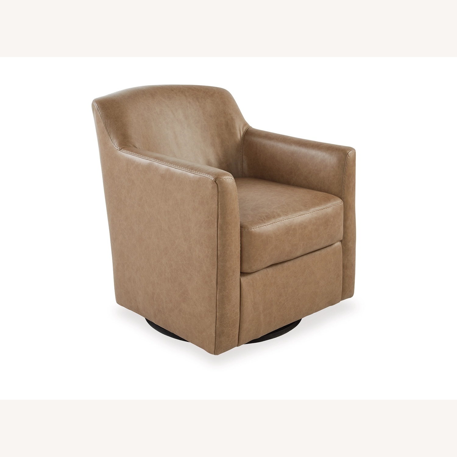 Ashley Furniture Bradney Leather Swivel Accent Chair - image-4