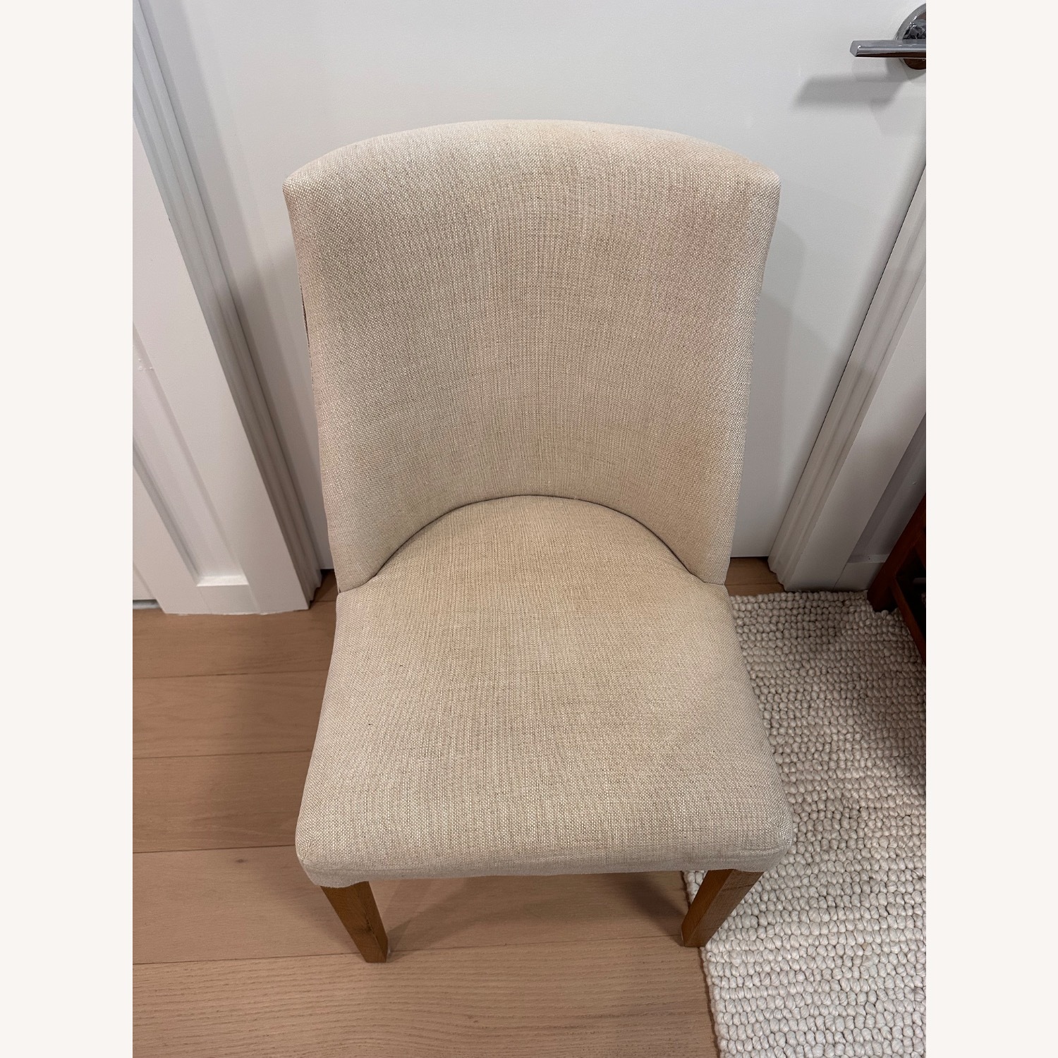 Restoration Hardware 1940s French Barrelback Fabric Dining Side Chair - image-11