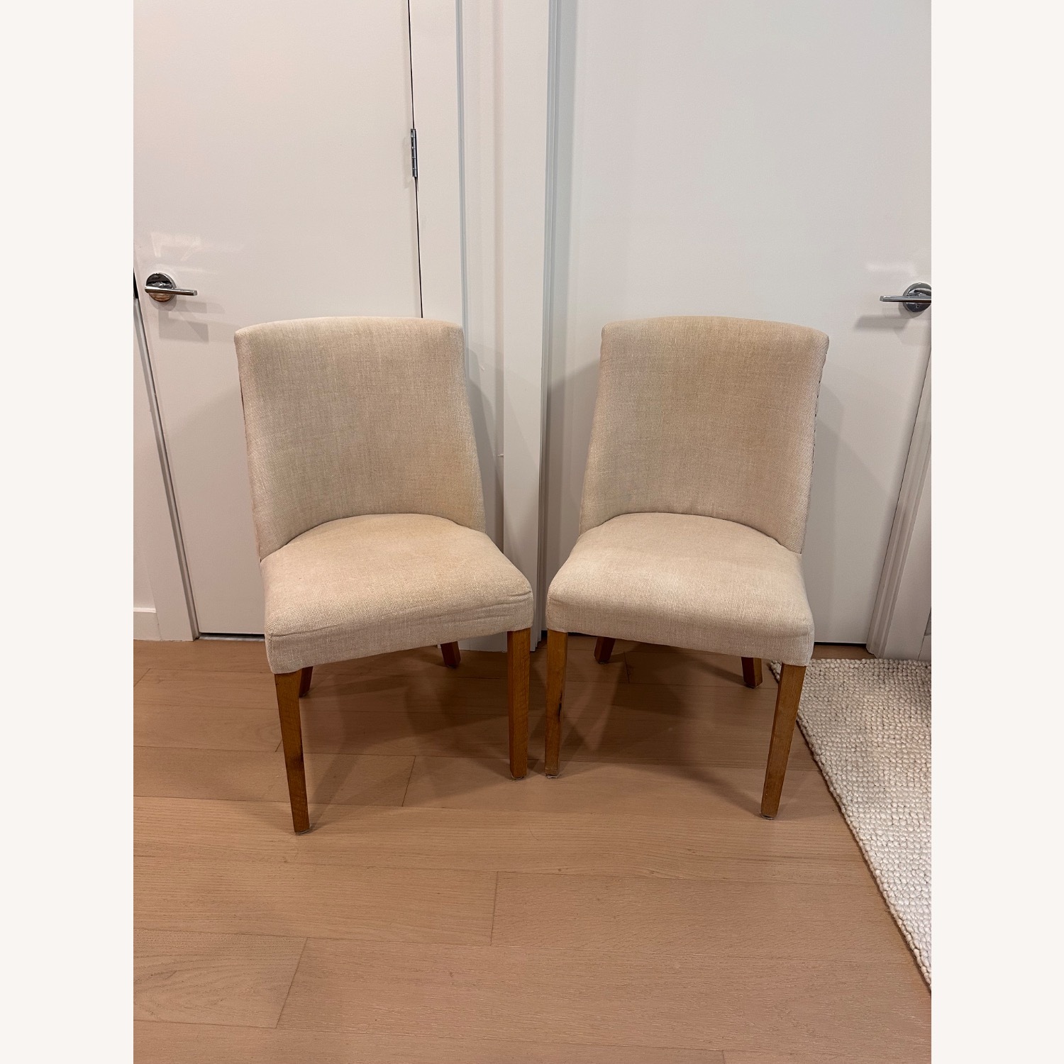 Restoration Hardware 1940s French Barrelback Fabric Dining Side Chair - image-6