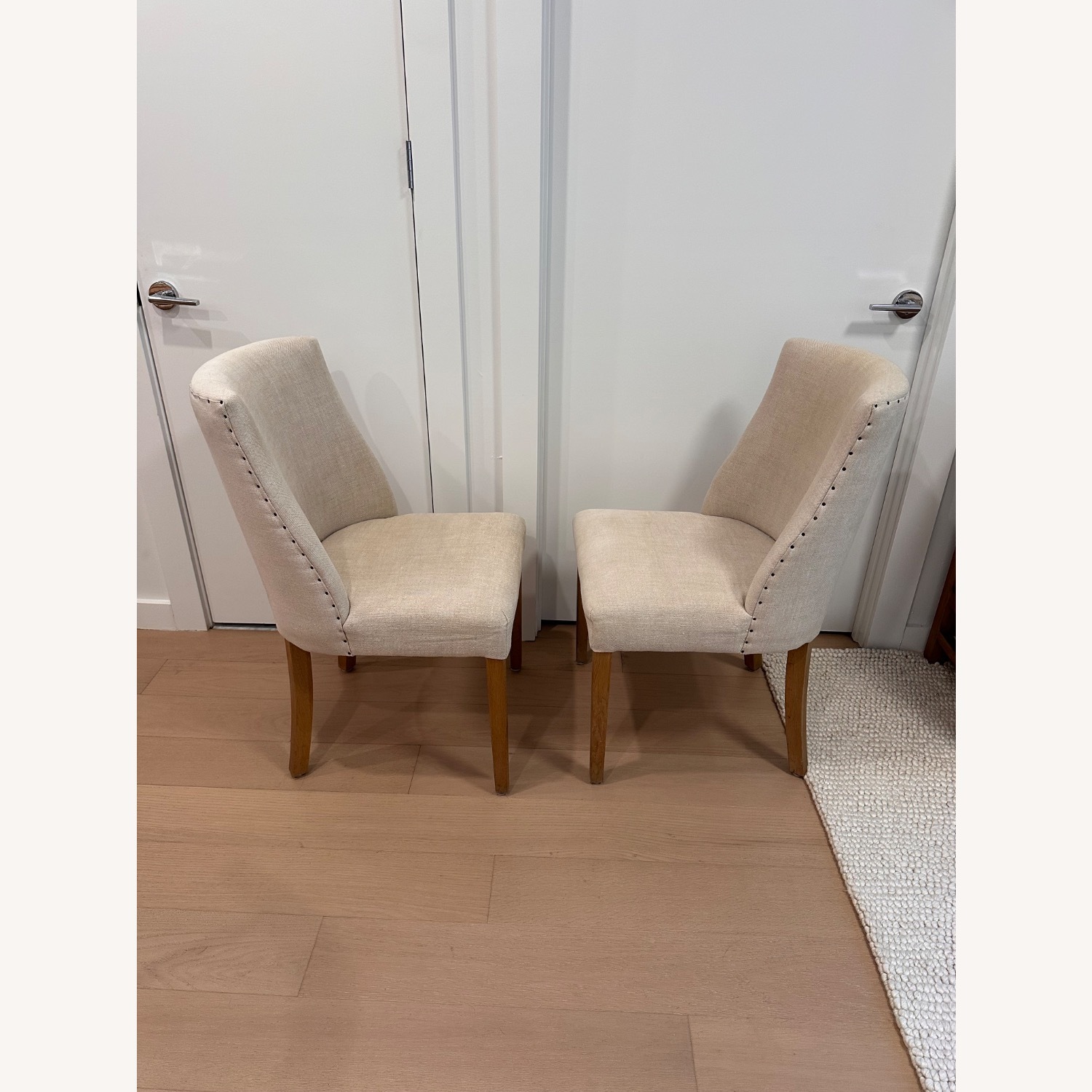 Restoration Hardware 1940s French Barrelback Fabric Dining Side Chair - image-1