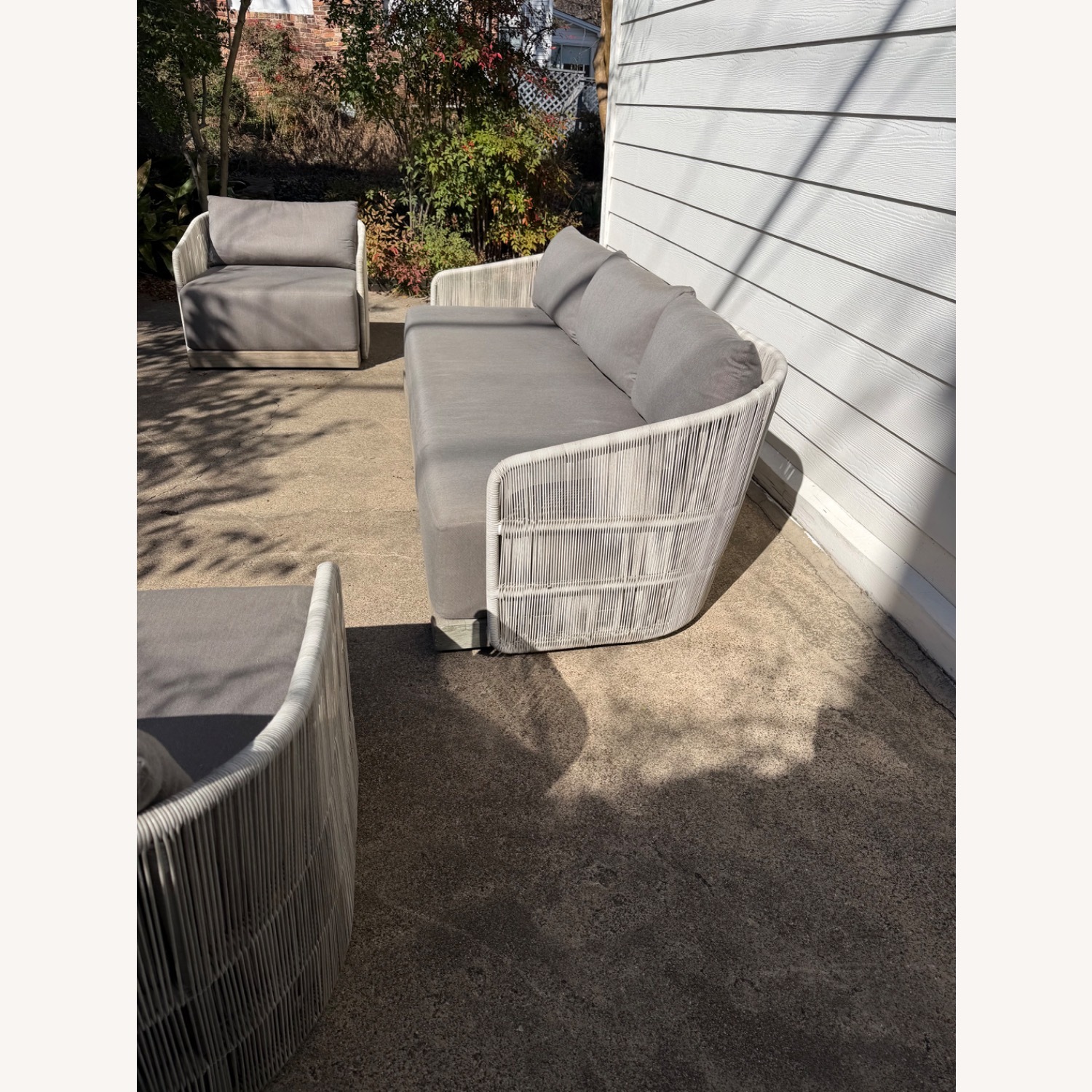 Restoration Hardware Havana Outdoor Set Gray - image-3