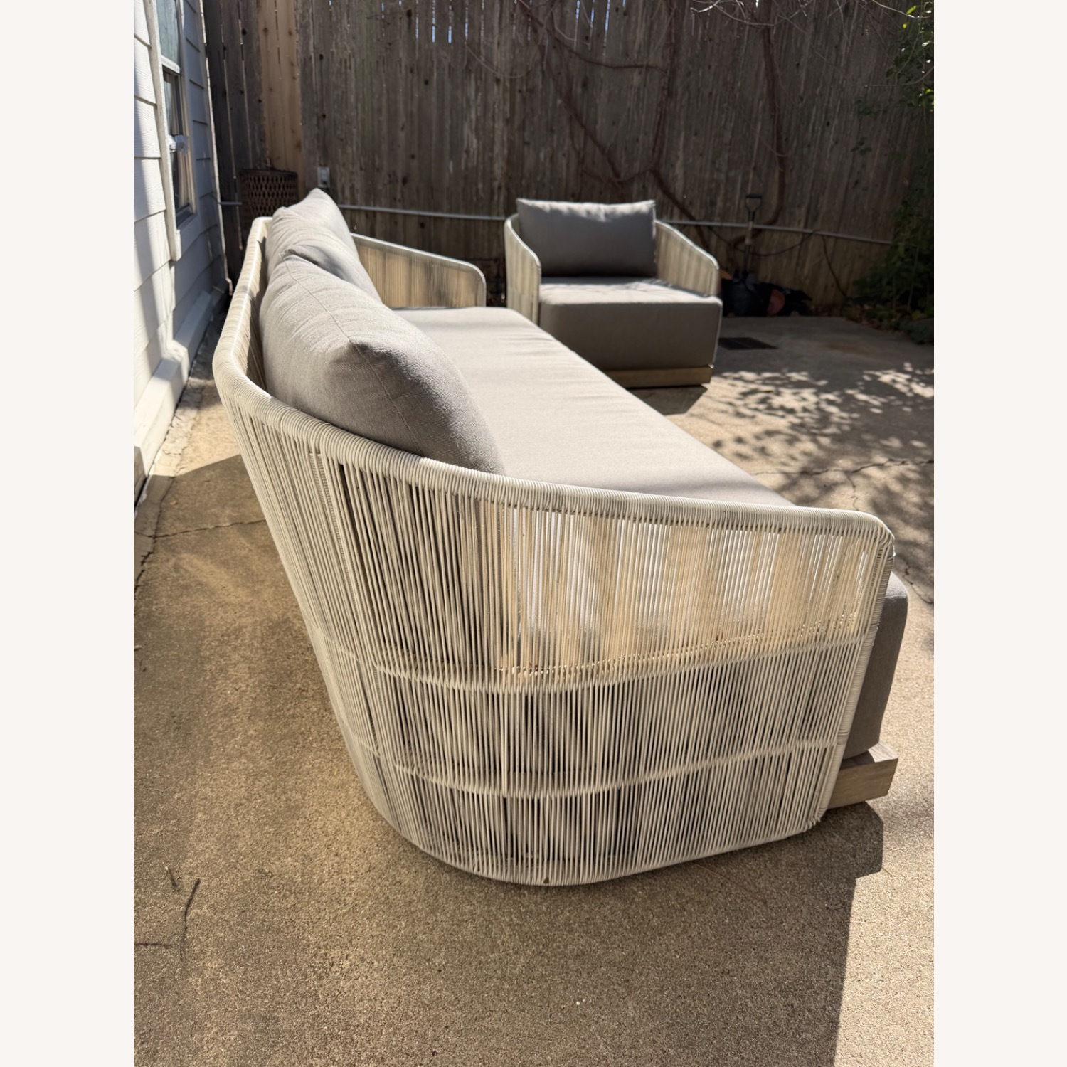 Restoration Hardware Havana Outdoor Set Gray - image-4