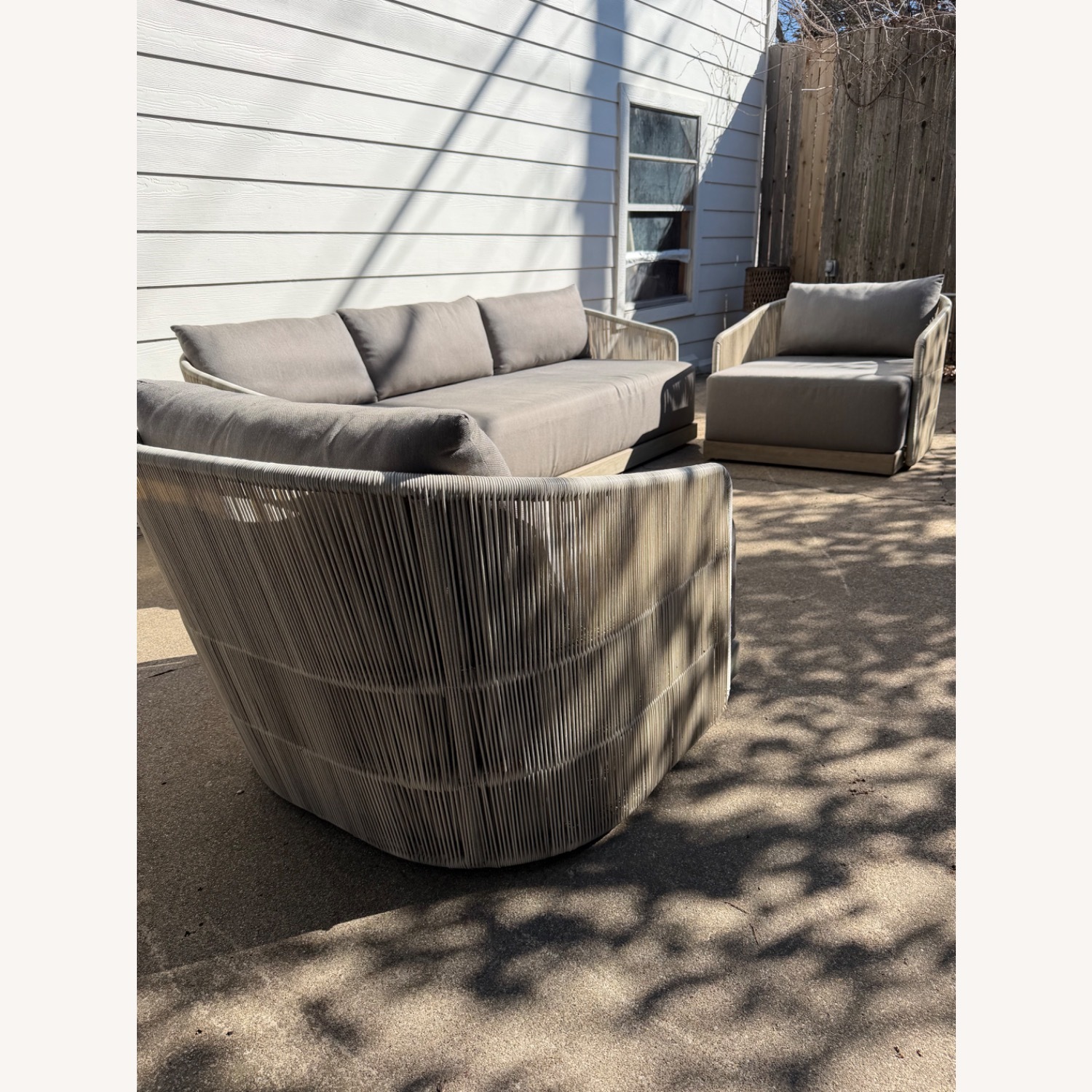 Restoration Hardware Havana Outdoor Set Gray - image-6