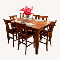 Ashley Furniture Dark Brown Dining Table