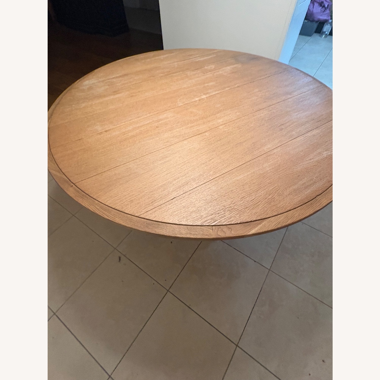 Restoration Hardware Natural Wood Dining Table - image-8