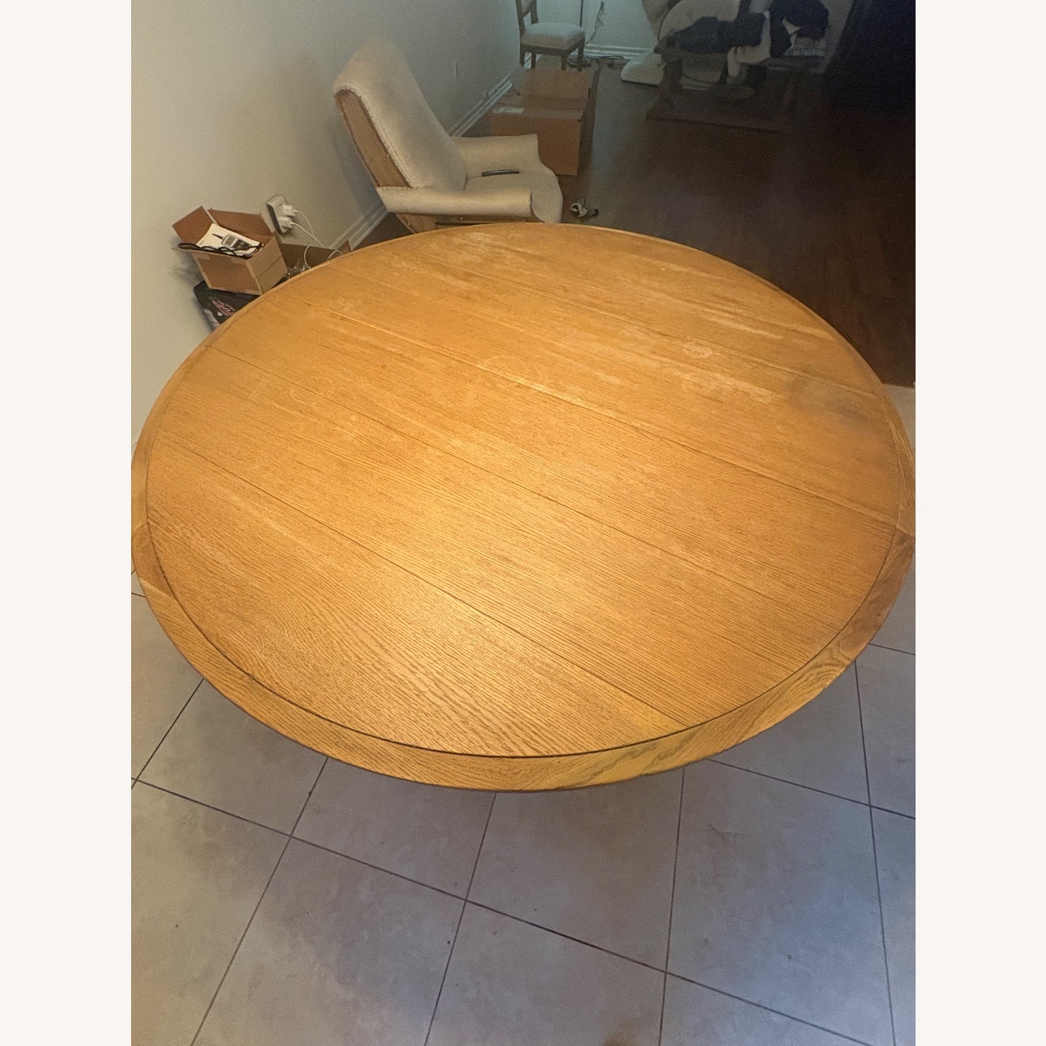 Restoration Hardware Natural Wood Dining Table - image-3