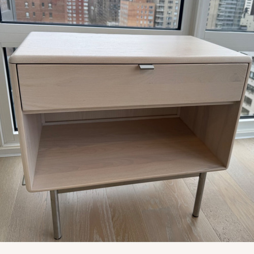 Used Room & Board Hensley Nighstand in Ash Wood 28" W for sale on AptDeco