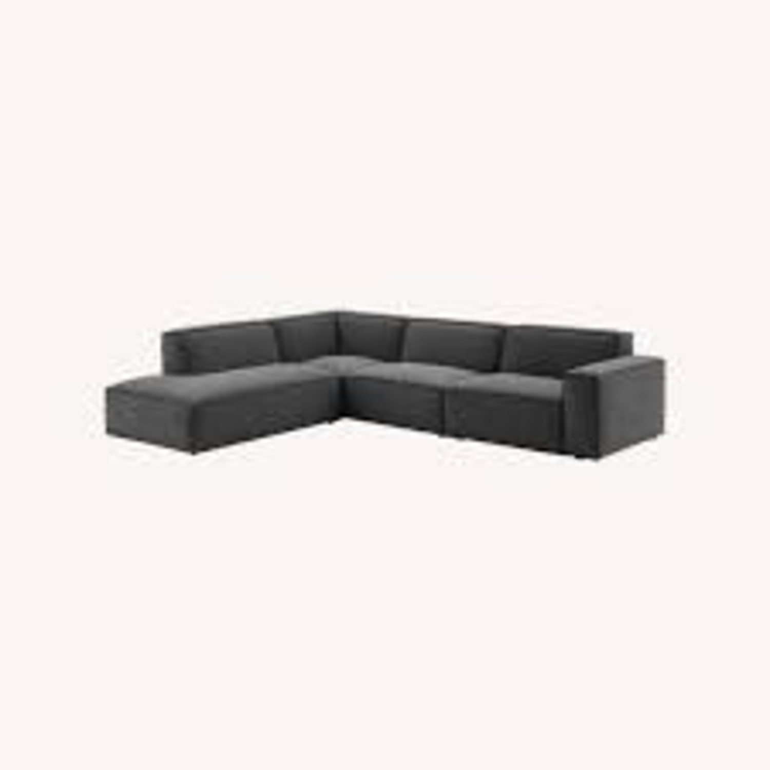 Castlery Dark Gray Fabric 3+ Piece Sectional - image-0