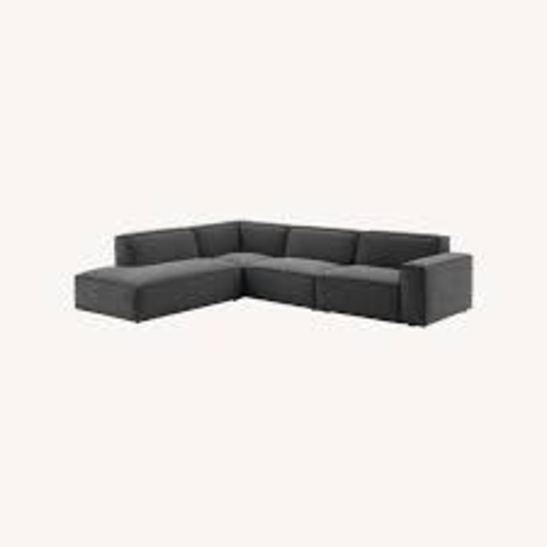 Used Castlery Dark Gray Fabric 3+ Piece Sectional for sale on AptDeco