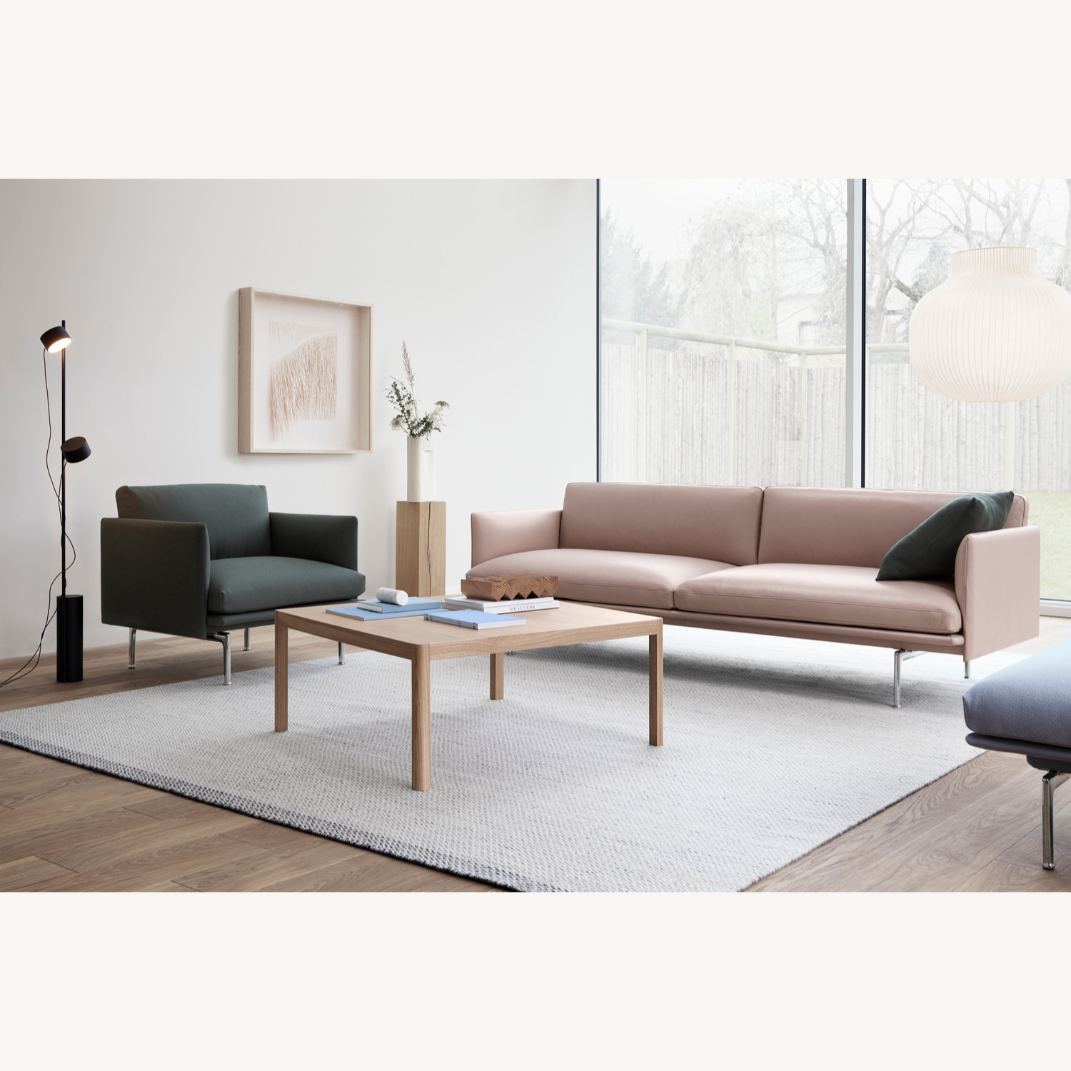 Muuto Workshop Coffee Table, Oak, 34"x34" - image-4
