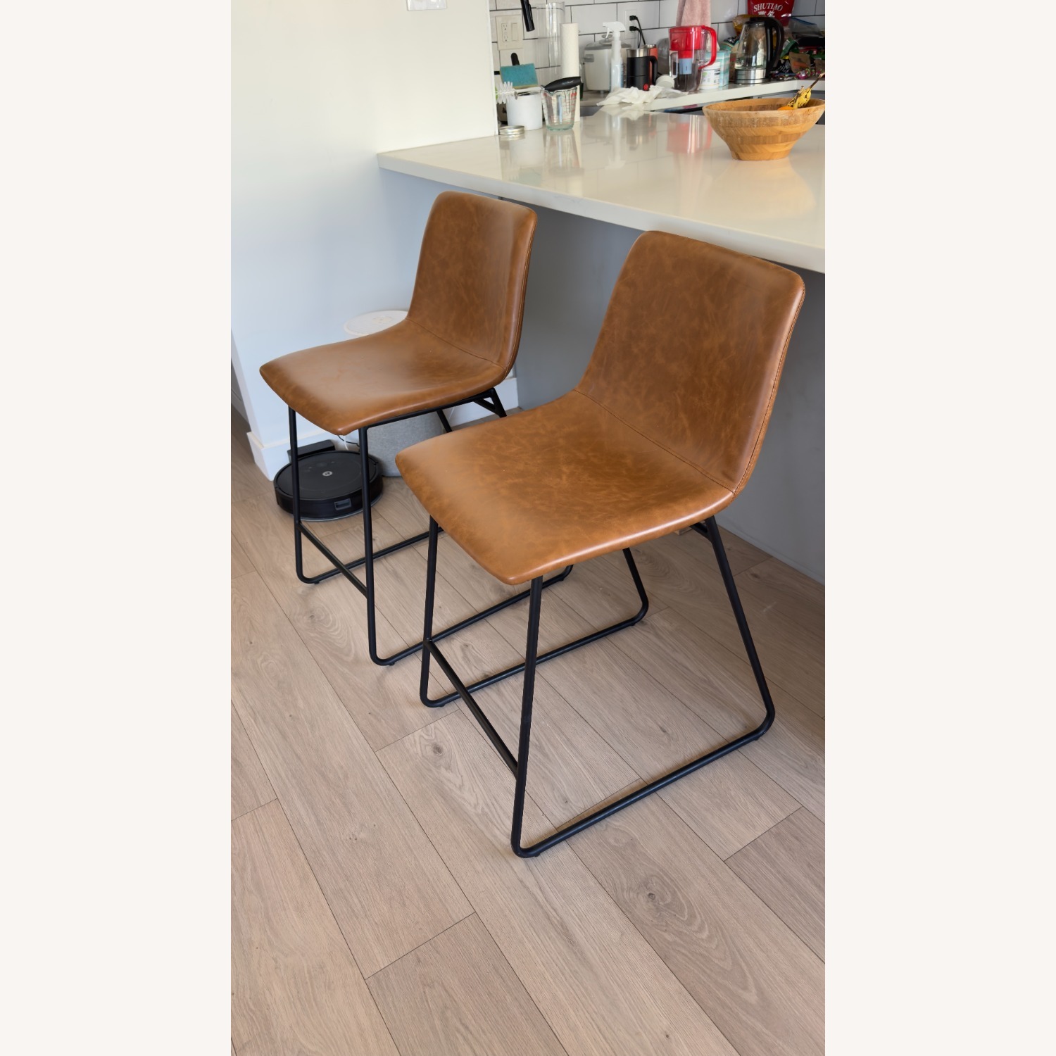 Target Mid-Century Upholstered Bar Stools - image-6