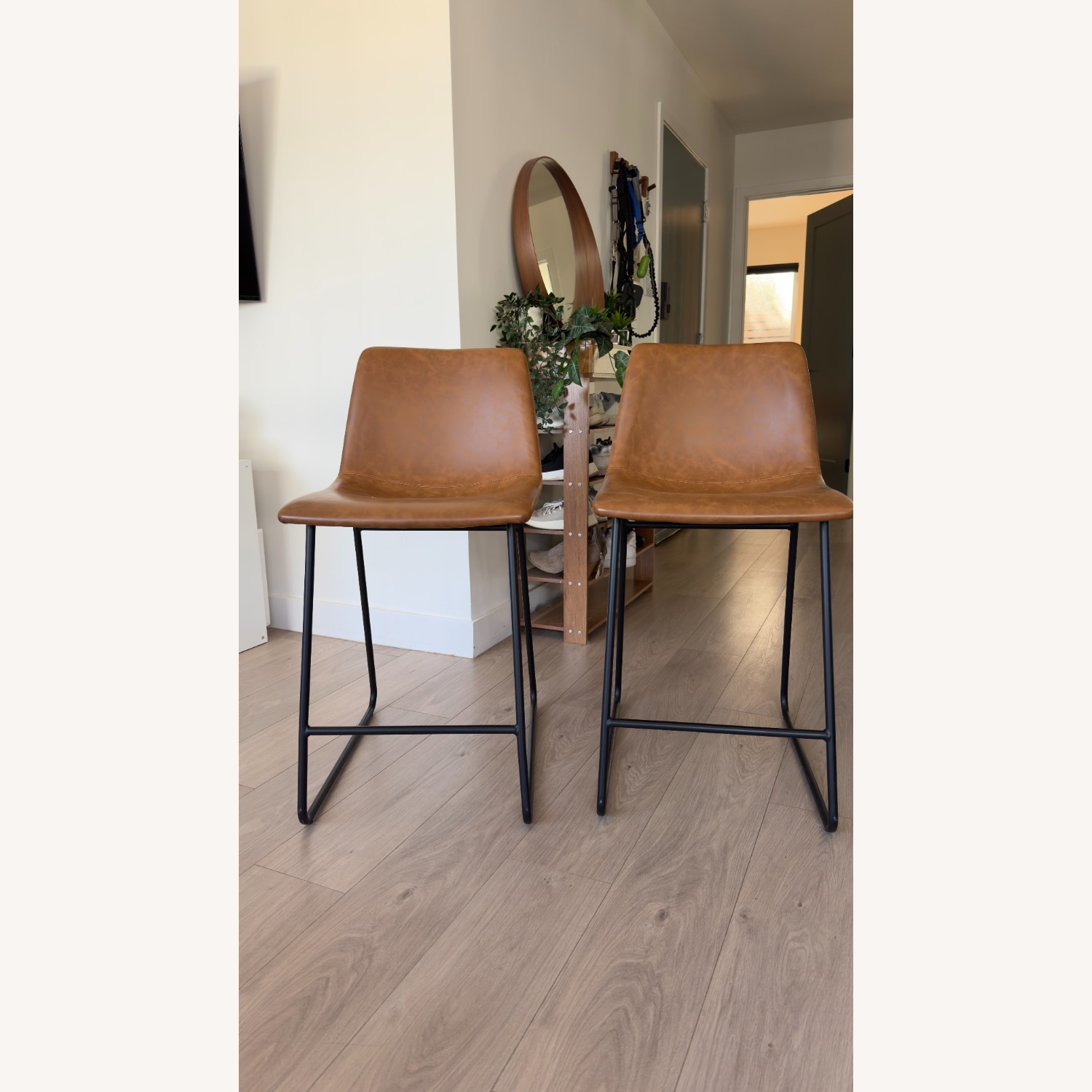 Target Mid-Century Upholstered Bar Stools - image-4