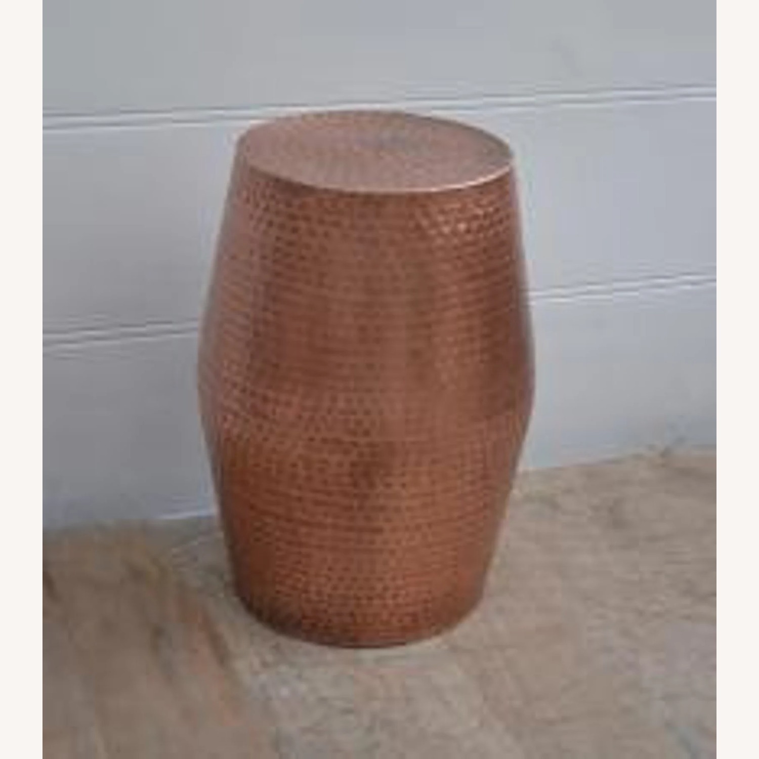Metal Cooper Color Side Table - image-1