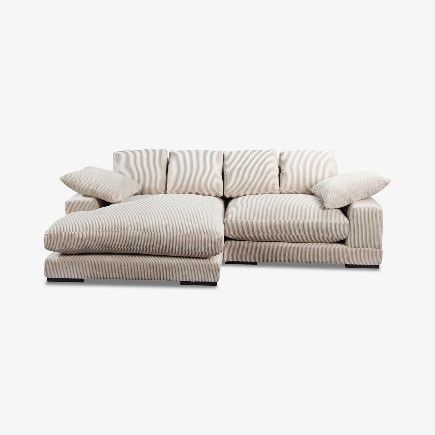 Joss & Main Remy White 3+ Piece Sectional - image-4