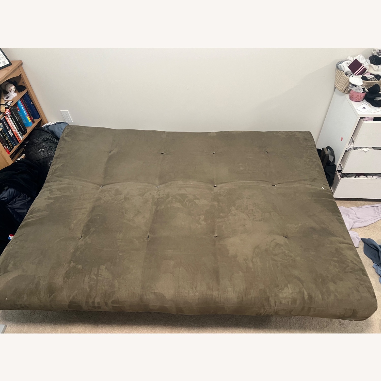 IKEA Green Fabric Futon - image-3