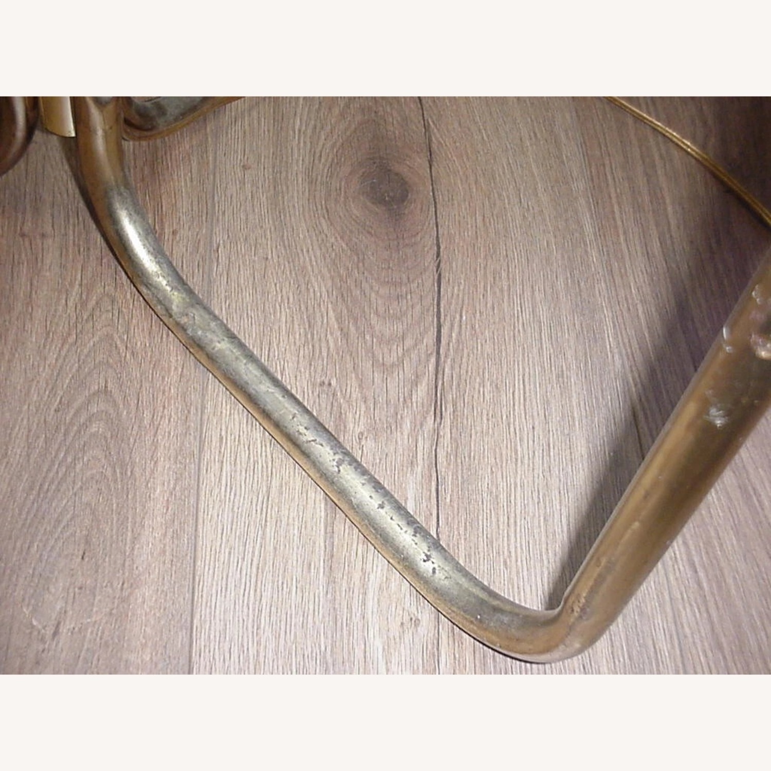 Vintage Floor Lamp 3 Tiered Glass Plant Stands - image-1